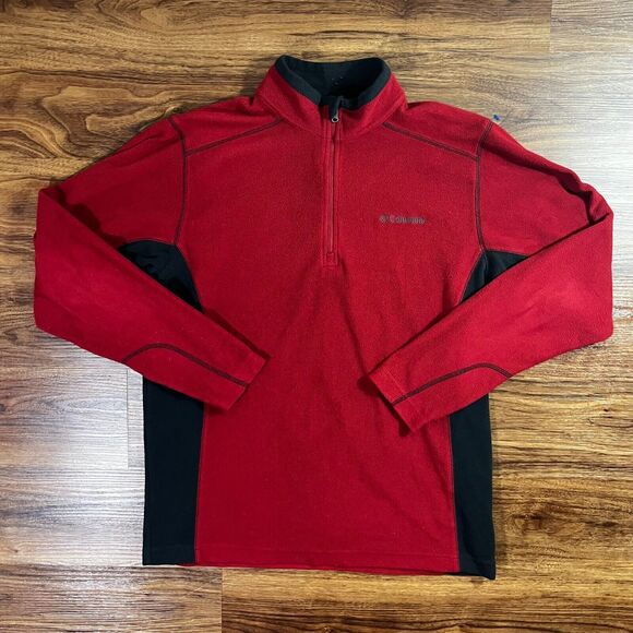 Columbia Sportswear 1/4 Zip Up Sweater Long Sleeve Activewear Sweatshirt Men's S - Picture 1 of 8